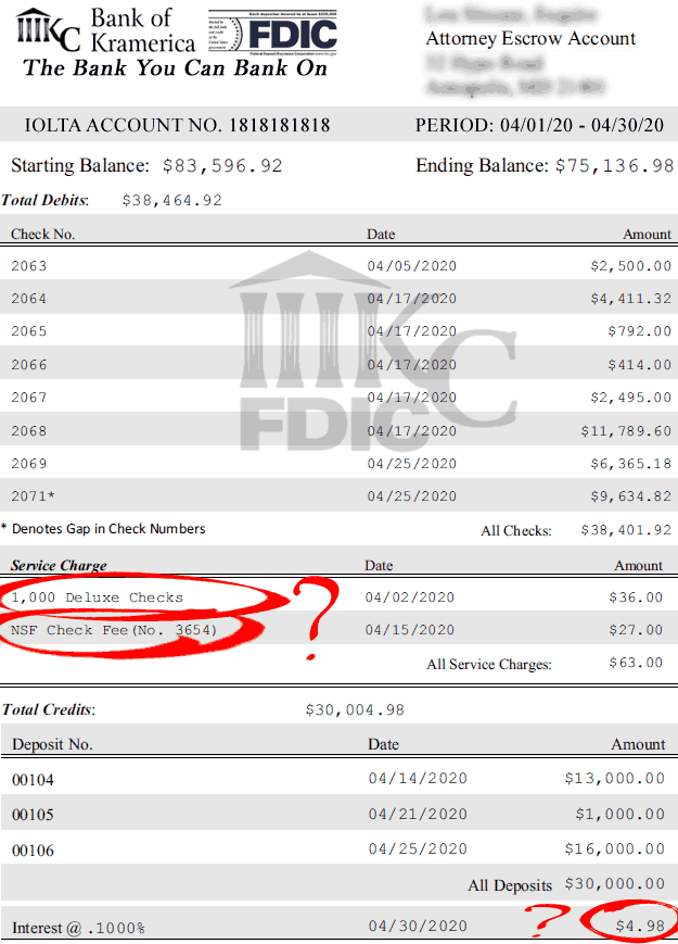 Don't Trust Your Bank to Manage IOLTA Funds Correctly